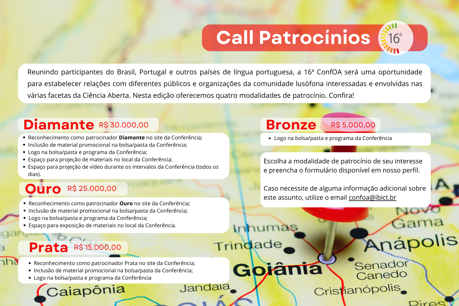 ConfOA 2025: Call Patrocionadores